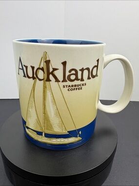 Starbucks Auckland Sailboat Mug 2016 Collector Series New Zealand